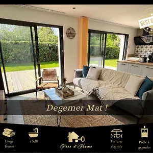  Vakantiehuis Degemer Mat ! 4* Cosy, Moderne, A 8 Min Des Plages.